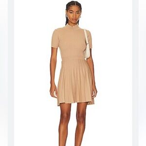 Heartloom Tan Mini Dress